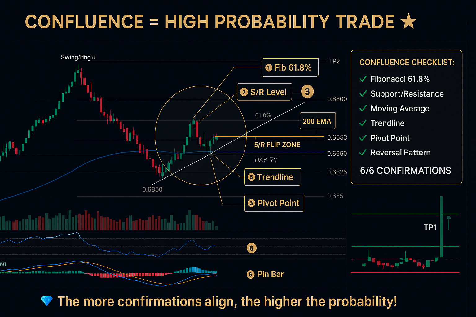 Fibonacci Price Action Confluence Strategy