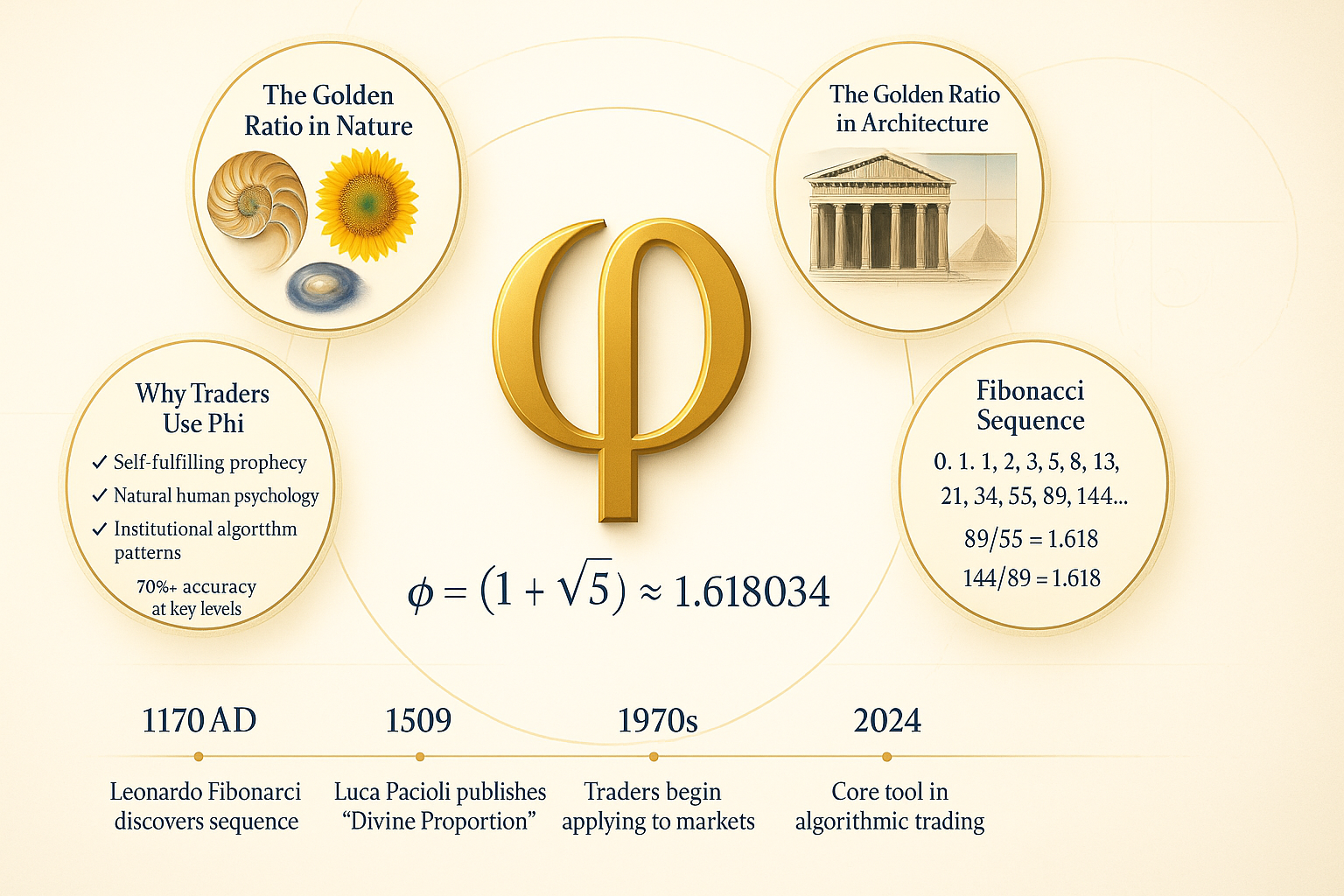 Golden Ratio Phi Explained in Trading