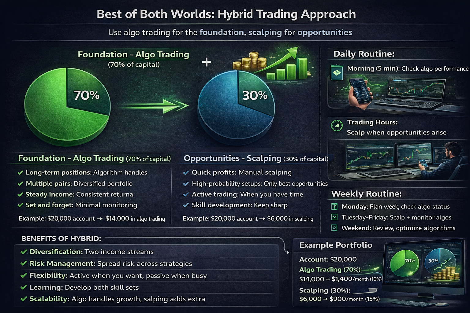 Hybrid Trading Approach: Combining Scalping and Algo Trading