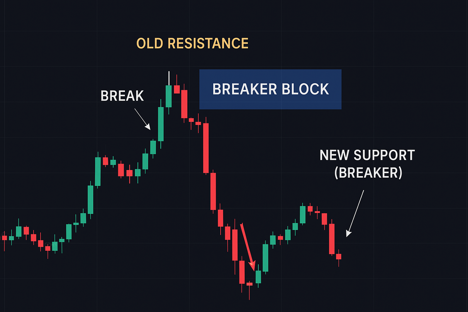 ICT Breaker Blocks Explained