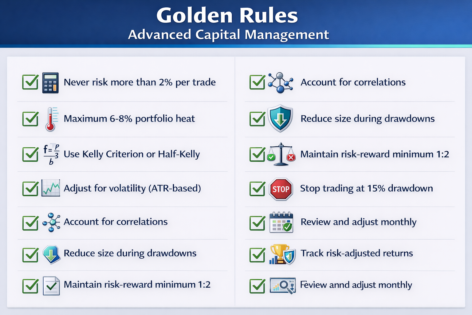 Capital Management Rules Summary