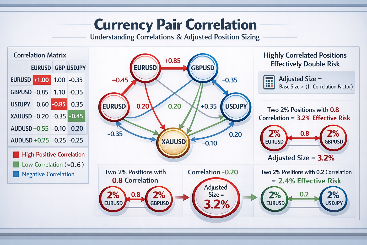 Correlation-Adjusted Position Sizing
