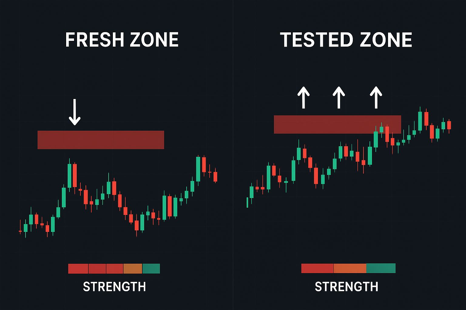 Fresh vs Tested Zones
