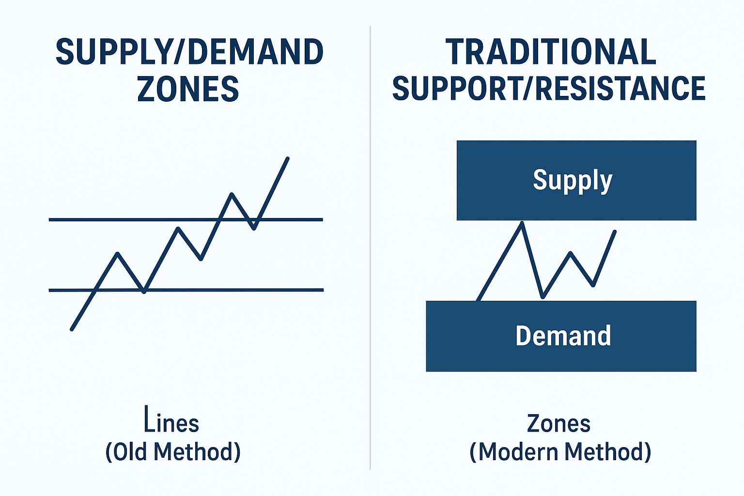 Supply/Demand vs Support/Resistance