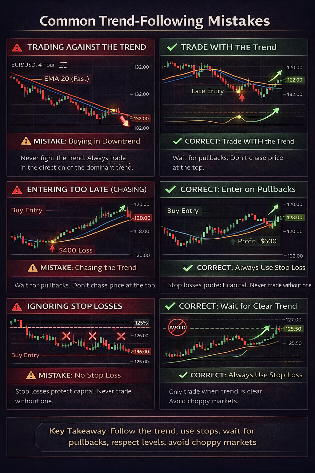 Common Mistakes in Trend Following