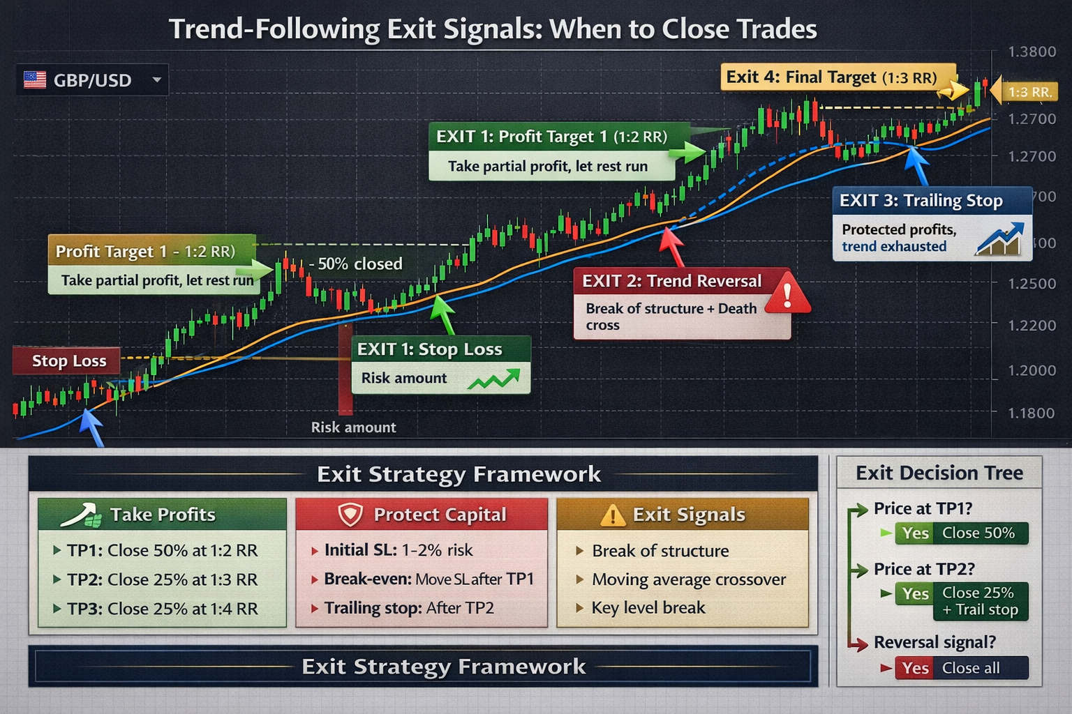 Trend Following Exit Signal Strategies