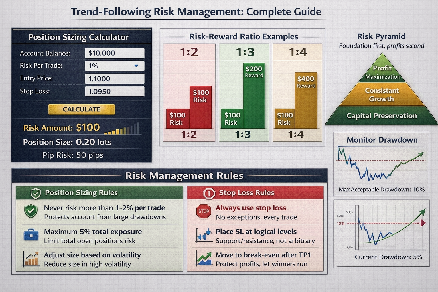 Risk Management in Trend Following