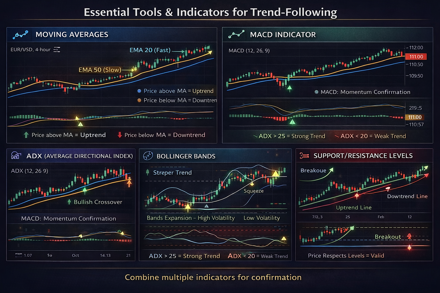 Best Indicators for Trend Following