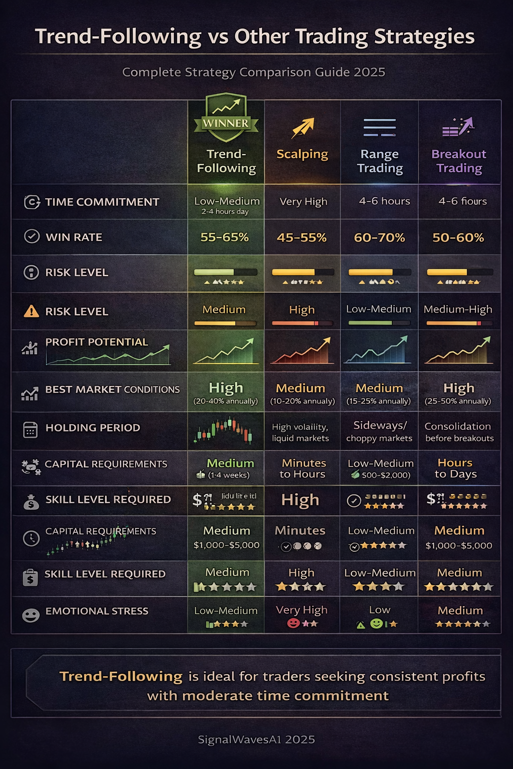 Types of Trend Following Signals