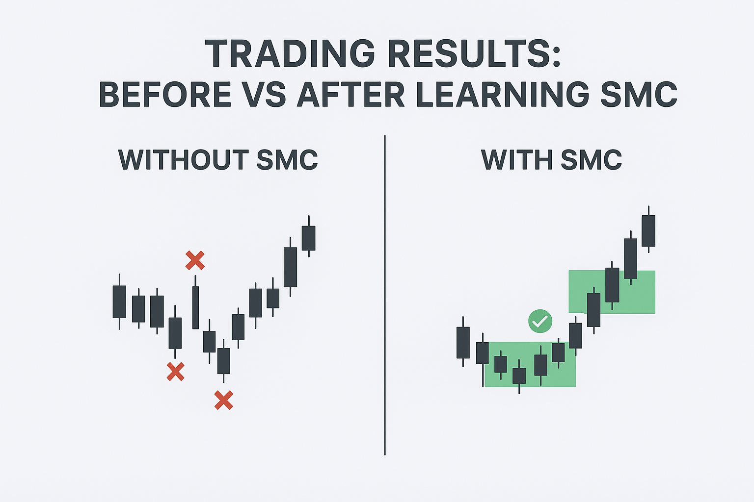Before vs After Learning SMC